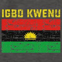 Biafran Flag Design Vector Backpack