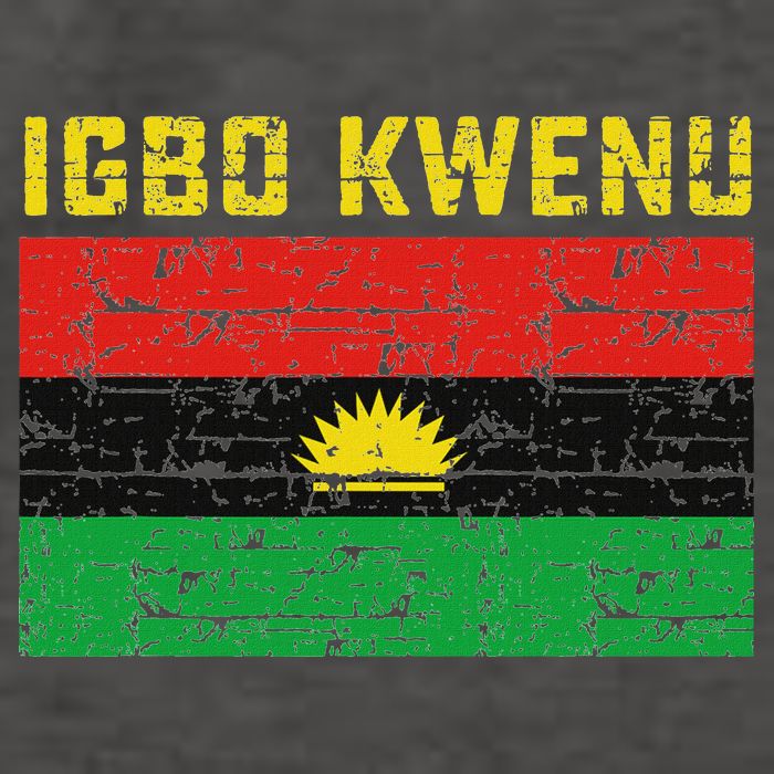 Biafran Flag Design Vector Backpack