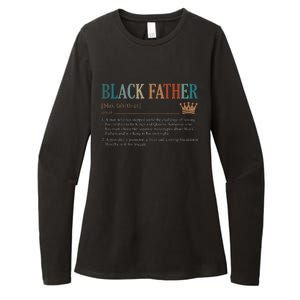 Black Father Definition Fathers Day Womens CVC Long Sleeve Shirt