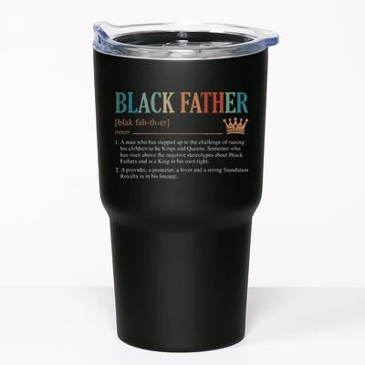 Black Father Definition Fathers Day Tumbler