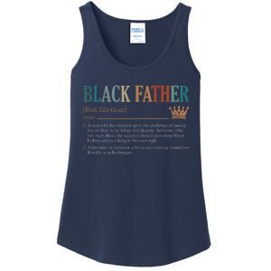 Black Father Definition Fathers Day Ladies Essential Tank