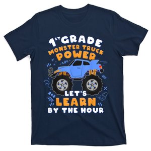 Boy First Day Of School 1st Grade Monster Truck T-Shirt