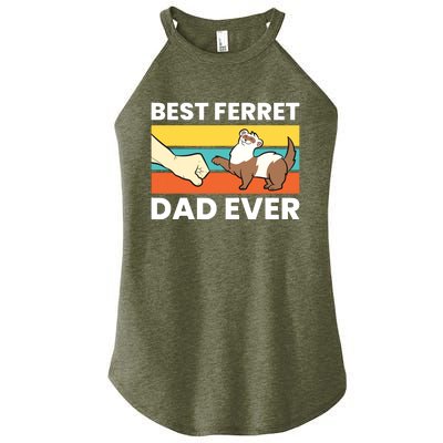 Best Ferret Dad Ever Women's Perfect Tri Rocker Tank