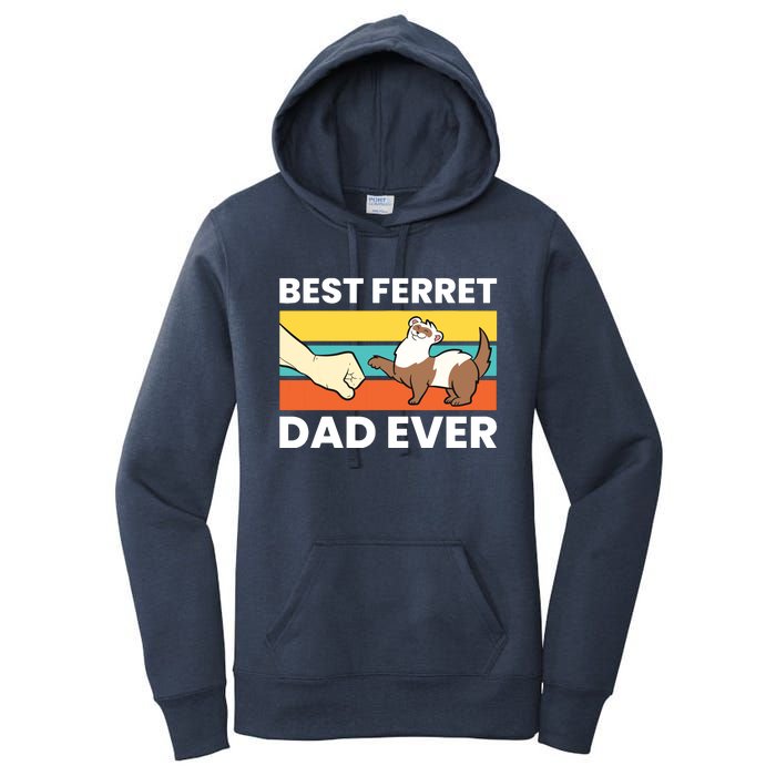 Best Ferret Dad Ever Women's Pullover Hoodie