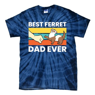 Best Ferret Dad Ever Tie-Dye T-Shirt