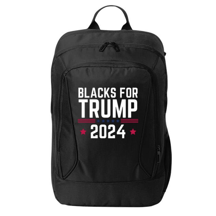 Blacks For Donald Trump 2024 Presidential Election Republican City Backpack