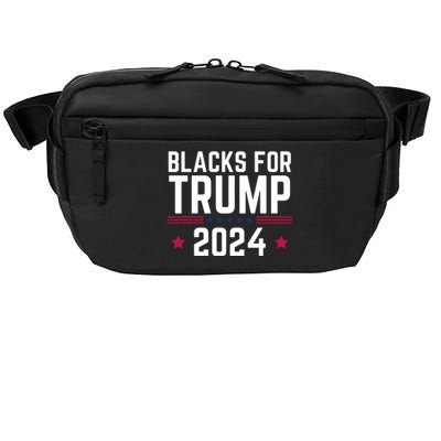 Blacks For Donald Trump 2024 Presidential Election Republican Crossbody Pack