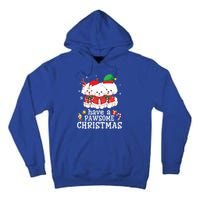 Bichon Frise Dogs Merry Day Mom Dad Have A Pawsome Christmas Cute Gift Tall Hoodie