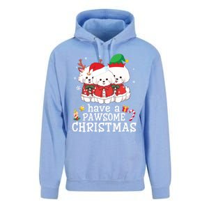 Bichon Frise Dogs Merry Day Mom Dad Have A Pawsome Christmas Cute Gift Unisex Surf Hoodie