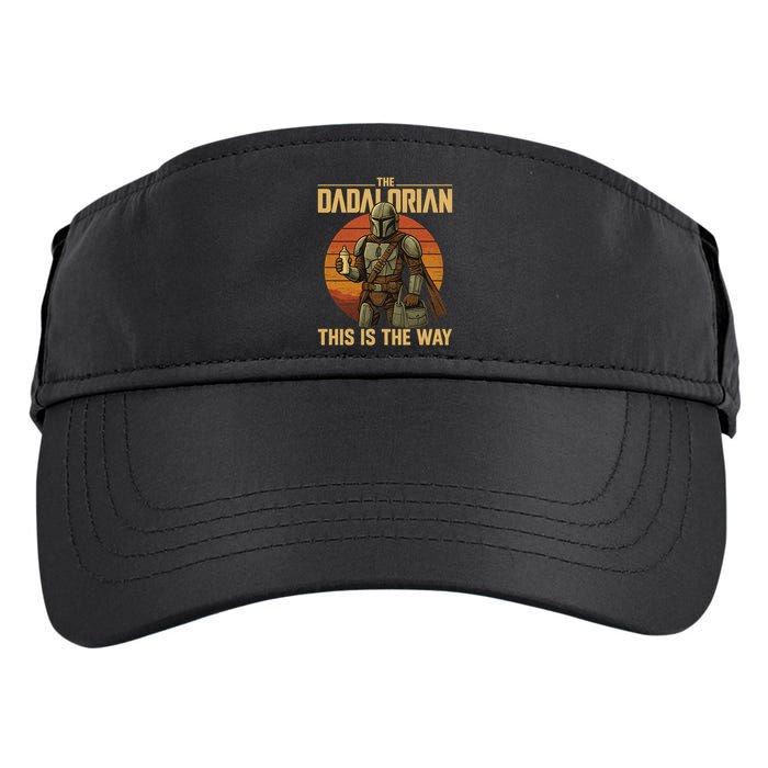 Best Fathers Day Dad The Dadalorian Adult Drive Performance Visor