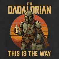 Best Fathers Day Dad The Dadalorian Adult Drive Performance Visor