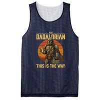 Best Fathers Day Dad The Dadalorian Mesh Reversible Basketball Jersey Tank