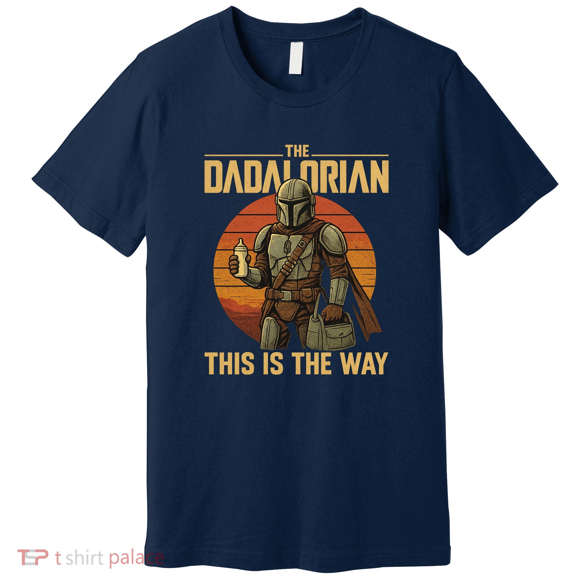 Best Fathers Day Dad The Dadalorian Premium T-Shirt