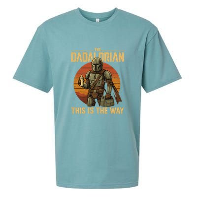 Best Fathers Day Dad The Dadalorian Sueded Cloud Jersey T-Shirt