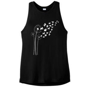 Bichon Frise Dandelion Flower For Dandelions And Dog Lover Ladies PosiCharge Tri-Blend Wicking Tank