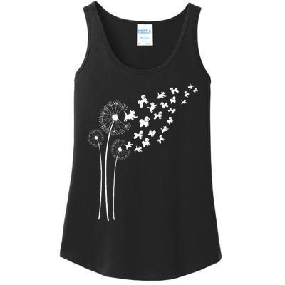 Bichon Frise Dandelion Flower For Dandelions And Dog Lover Ladies Essential Tank