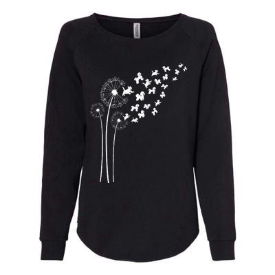 Bichon Frise Dandelion Flower For Dandelions And Dog Lover Womens California Wash Sweatshirt