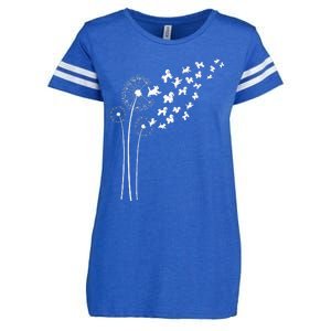 Bichon Frise Dandelion Flower For Dandelions And Dog Lover Enza Ladies Jersey Football T-Shirt