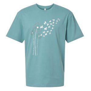 Bichon Frise Dandelion Flower For Dandelions And Dog Lover Sueded Cloud Jersey T-Shirt