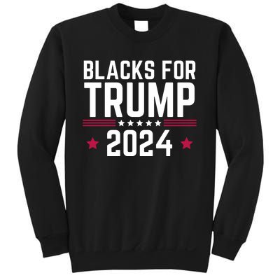 Blacks For Donald Trump 2024 Presidential Election Republican Sweatshirt