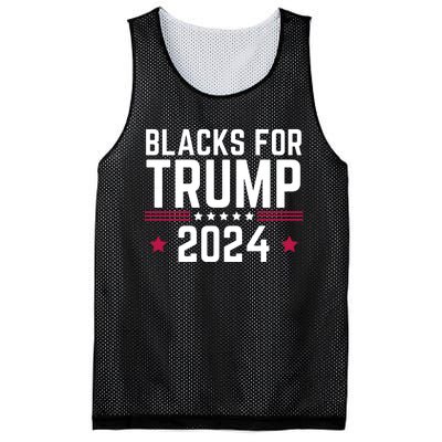 Blacks For Donald Trump 2024 Presidential Election Republican Mesh Reversible Basketball Jersey Tank