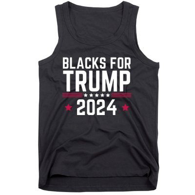 Blacks For Donald Trump 2024 Presidential Election Republican Tank Top