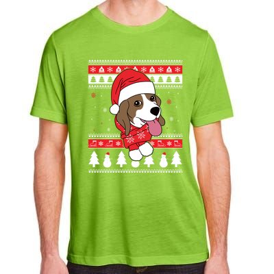 Beagle Funny Dog Ugly Christmas Gift Cute Gift Adult ChromaSoft Performance T-Shirt