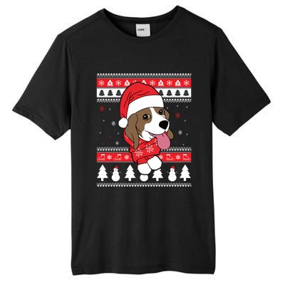 Beagle Funny Dog Ugly Christmas Gift Cute Gift Tall Fusion ChromaSoft Performance T-Shirt