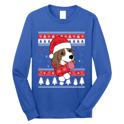 Beagle Funny Dog Ugly Christmas Gift Cute Gift Long Sleeve Shirt