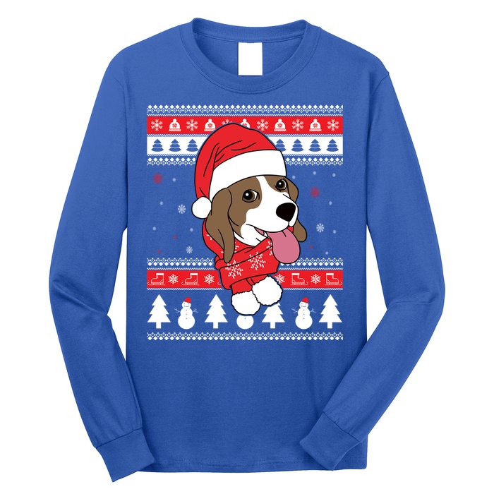 Beagle Funny Dog Ugly Christmas Gift Cute Gift Long Sleeve Shirt