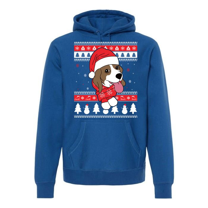 Beagle Funny Dog Ugly Christmas Gift Cute Gift Premium Hoodie