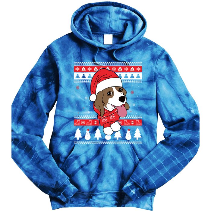 Beagle Funny Dog Ugly Christmas Gift Cute Gift Tie Dye Hoodie