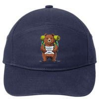 Bear Foxtrots Deltas Tango 7-Panel Snapback Hat