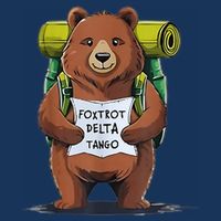 Bear Foxtrots Deltas Tango 7-Panel Snapback Hat