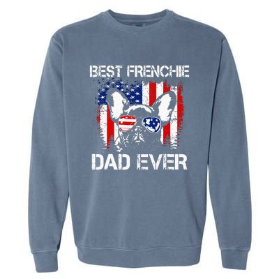 Best Frenchie Dad Ever Garment-Dyed Sweatshirt