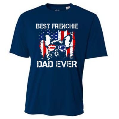 Best Frenchie Dad Ever Cooling Performance Crew T-Shirt