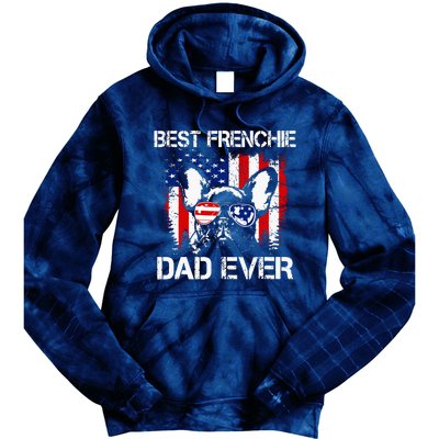 Best Frenchie Dad Ever Tie Dye Hoodie