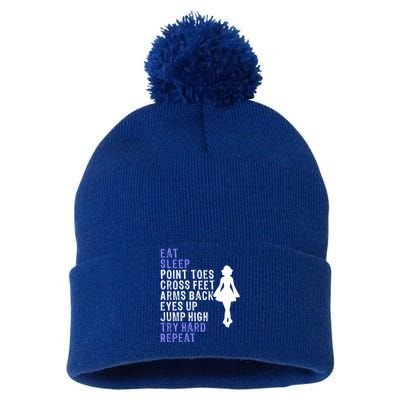 Best Funny Eat Sleep Irish Dance Gift Pom Pom 12in Knit Beanie