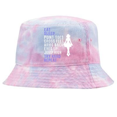 Best Funny Eat Sleep Irish Dance Gift Tie-Dyed Bucket Hat