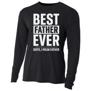 Best Farter Ever Funny Fathers Day Cooling Performance Long Sleeve Crew