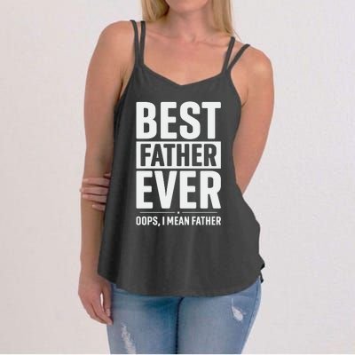 Best Farter Ever Funny Fathers Day Women's Strappy Tank