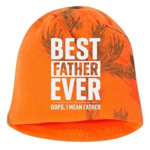 Best Farter Ever Funny Fathers Day Kati - Camo Knit Beanie