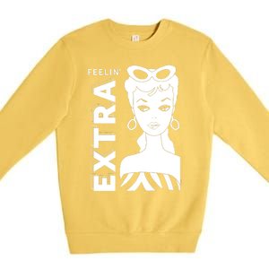 B.arbie Feelin Extra Premium Premium Crewneck Sweatshirt