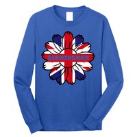 British Flag England Uk Sunflower Birmingham Union Jack Gift Long Sleeve Shirt