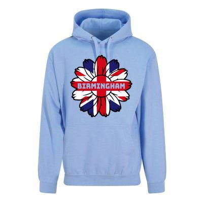 British Flag England Uk Sunflower Birmingham Union Jack Gift Unisex Surf Hoodie