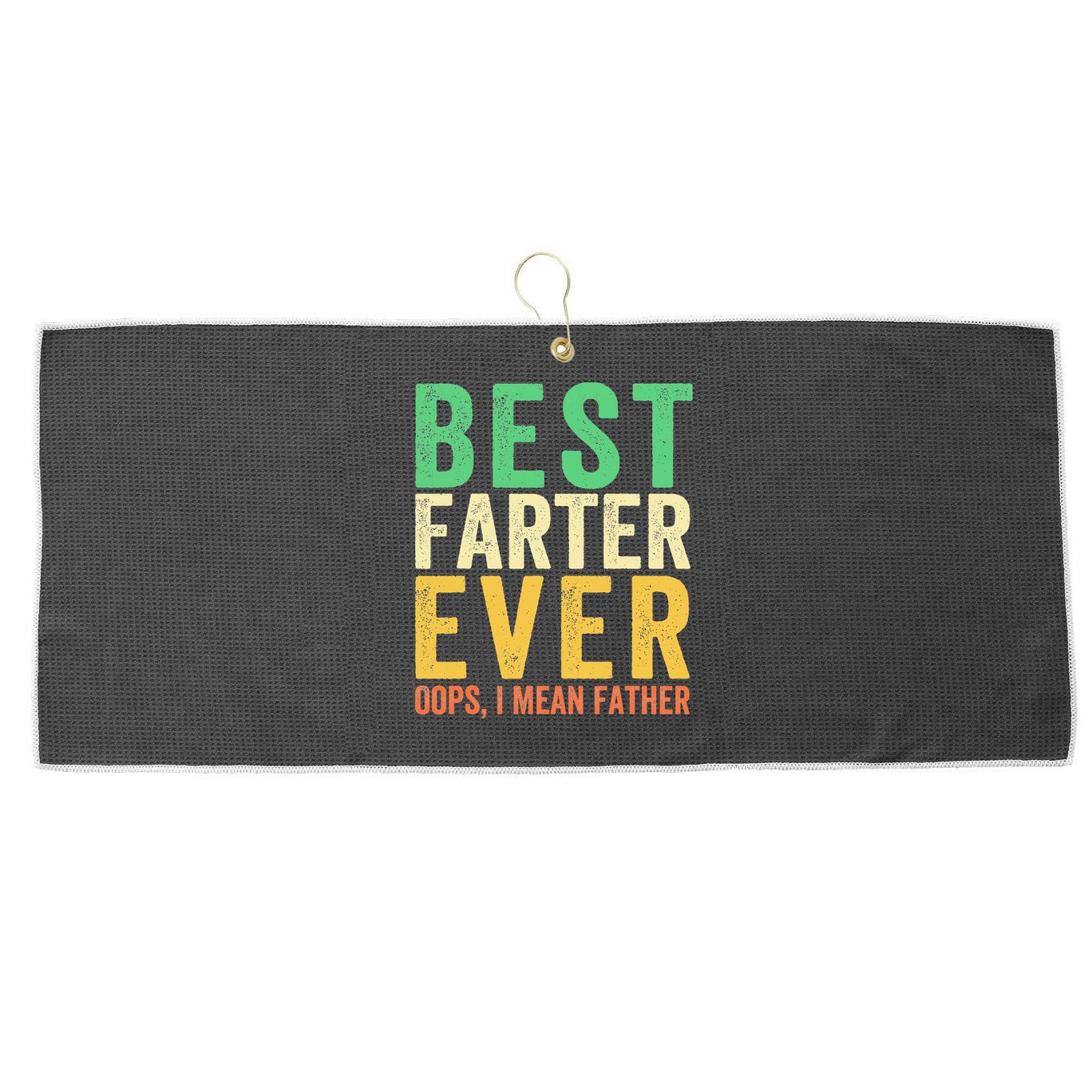 Best Farter Ever Large Microfiber Waffle Golf Towel