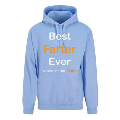 Best Farter Ever Oops I Meant Father  Fathers Day Unisex Surf Hoodie