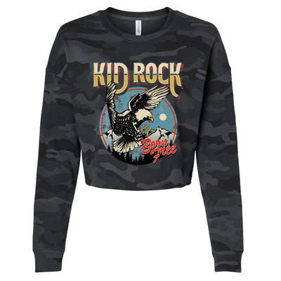 Born Free Eagle Cropped Pullover Crew