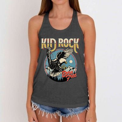 Born Free Eagle Women's Knotted Racerback Tank