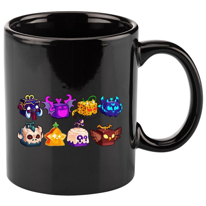 Blox Fruit Essential 11oz C Handle Ceramic Mug
